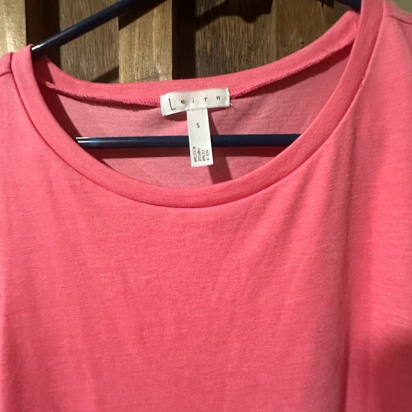 Leith Pink Ruched Sheath Midi Dress-Size Small NWT! - Picture 3 of 5